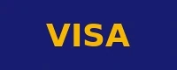 Visa card payment logo featured in the Rocket Casino cashier